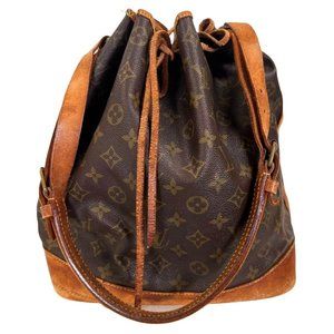 Authentic Louis Vuitton Shoulder Bag Noe Monogram Used LV Handbag Vintage​